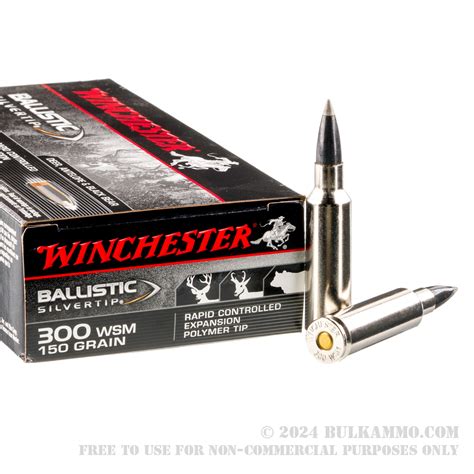 20 Rounds Of Bulk 300 Win Short Mag Ammo By Winchester Ballistic