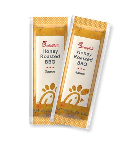 Chick Fil A Honey Roasted Bbq Sauce Packets 24 Ct Sauceandtoss