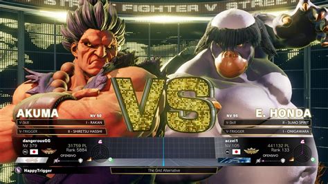 Sfv Champion Edition Dangerousgg Akuma Vs Aczei E Honda