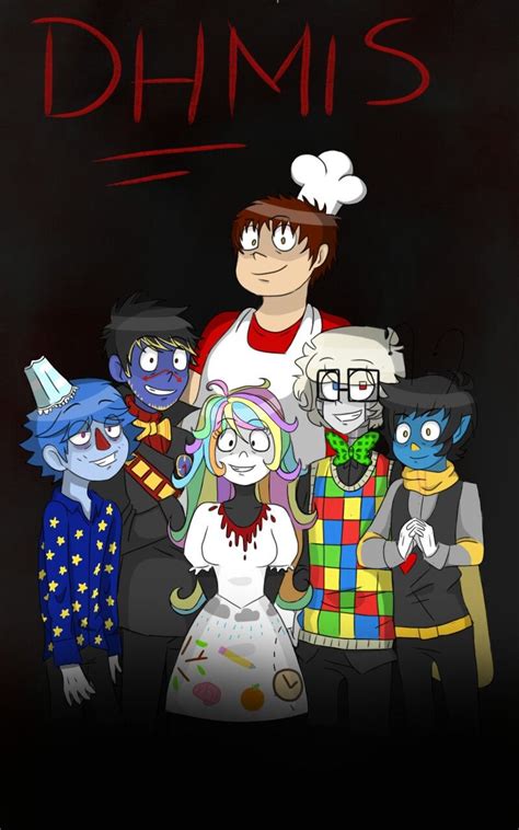 Dhmis Fanart Don T Hug Me Im Scared Paige Tony Shrignold Colin