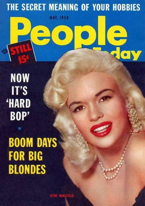 The Nifty Fifties Jayne Mansfield Magazine Cover People Magazine