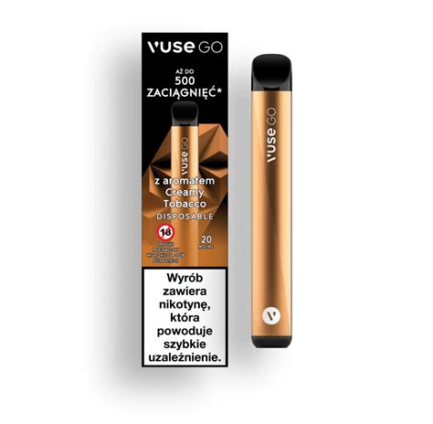 Jednorazowy E Papieros Vuse Go Creamy Tobacco Vuse