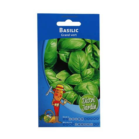 Sachet De Graines Basilic Grand Vert Pas Cher Surdiscount