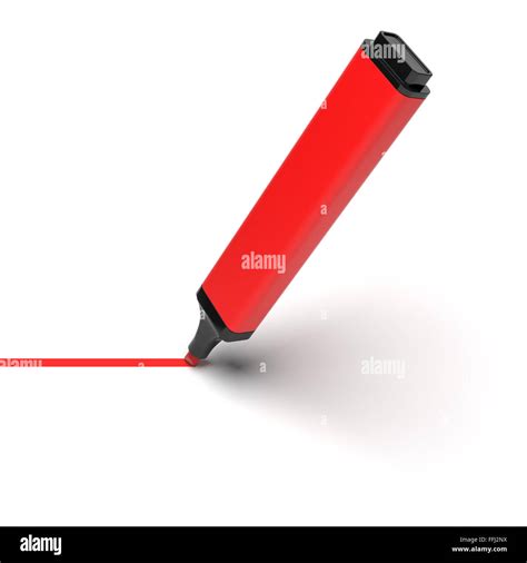 Drawing The Line Red Pen Hi Res Stock Photography And Images Alamy