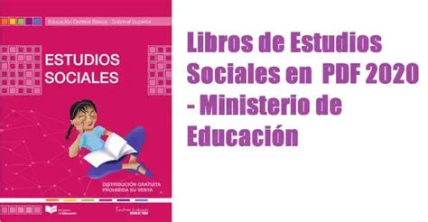 Libros de Estudios Sociales 4 5 6 7 8 9 10 año PDF Ministerio