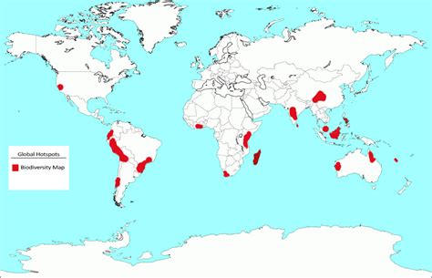 RLU World wide biodiversity hotspots