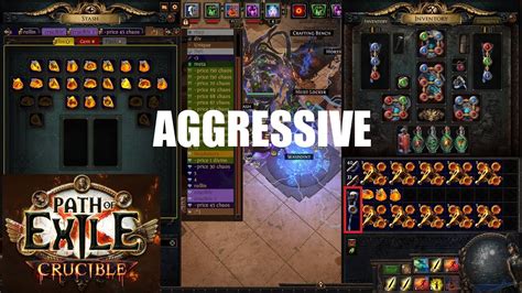 Path Of Exile Crafting Aggressive Wand In Crucible League Zombie