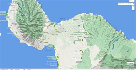 Kahului Hawaii Map And Kahului Hawaii Satellite Image