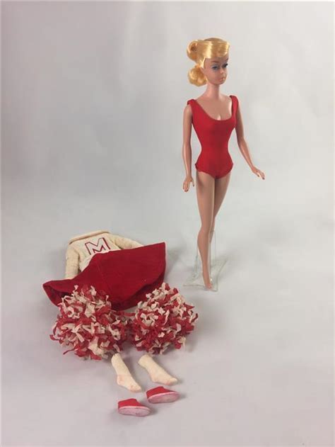 Lot Vintage Blonde Swirl Ponytail Barbie Wearing Original Swimsuit Comes With Tagged