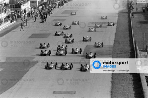 The Start Of The Race Lorenzo Bandini Ferrari Battles With