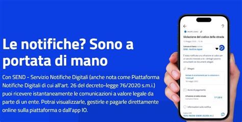 Send Il Nuovo Servizio Di Notifiche Digitali Avvisi Novit