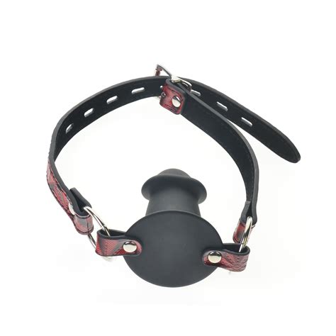 Restraint Leather Silicone Mouth Gag Harness Couple Game Oral Plug Toy Ebay