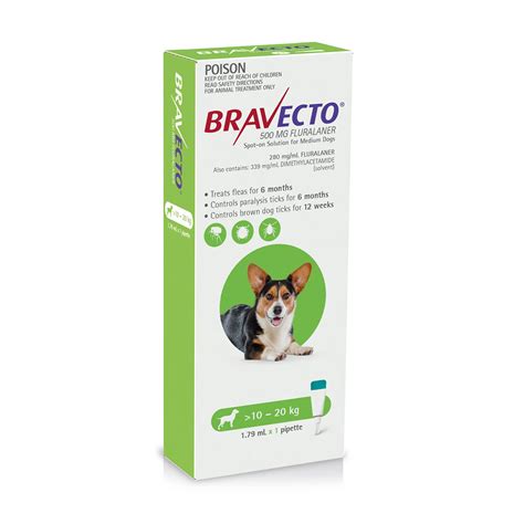 Bravecto Spot-On Medium Dog 10-20kg | Ikhala Veterinary Clinic