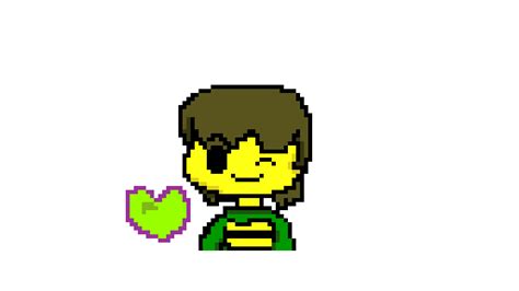 Pixilart - chara smiling by mudkip