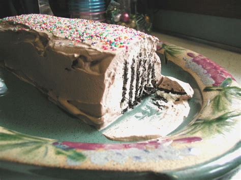 Chocolate Wafer Ice Box Cake Recipe