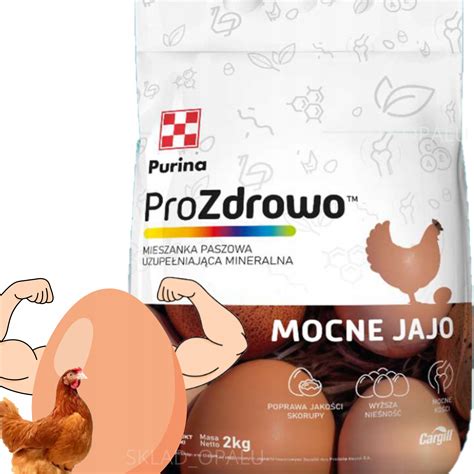 ProZdrowo MOCNE JAJO 2kg Purina Witaminy Na Skorupki Dla Kur Niosek