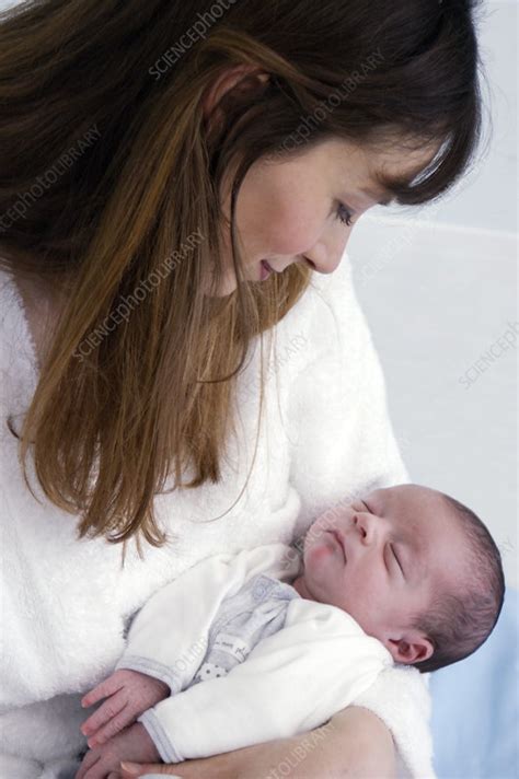 Mother And Newborn Baby Stock Image M815 0333 Science Photo Library