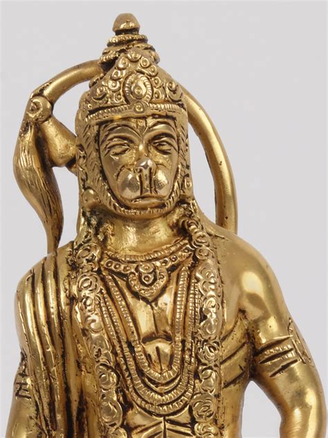 10 Hanuman The Formidable Warrior Brass Exotic India Art