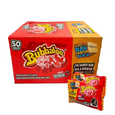 Amazon Bubbaloo Bubble Gum Strawberry By Bubbaloo Chewing Gum