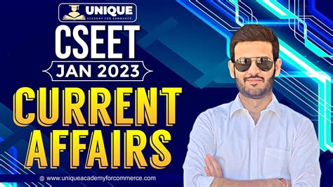 CSEET Jan 2023 Batch Current Affairs MCQ Marathon YouTube