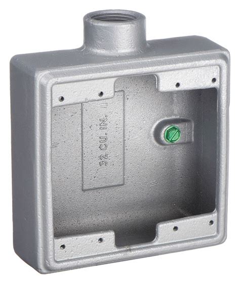 APPLETON ELECTRIC 2 Gangs 3 4 In Hub Size Weatherproof Electrical