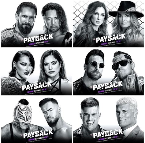 Wwe Payback Full Match Card Which Superstars Are Competing Ft