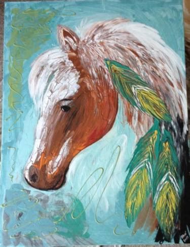 Native American Horse Painting at PaintingValley.com | Explore ...