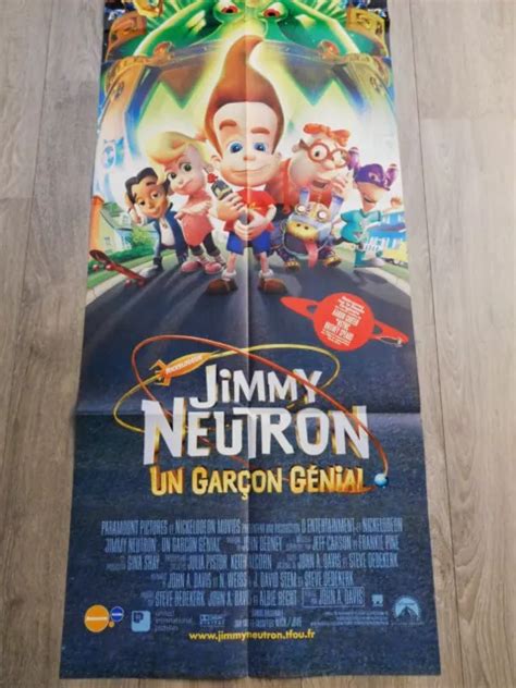 Jimmy Neutron Un Garçon Genial Affiche Originale 60x160cm Poster 23 63 2001 Eur 29 00 Picclick Fr