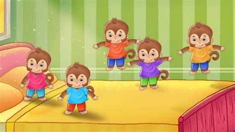 Five Little Monkeys Jumping On The Bed - Bedtimeshortstories