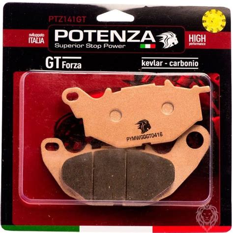 Pastilha De Freio Potenza Ptz Gt All Motos