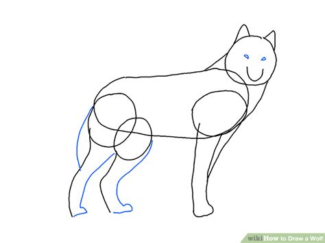 4 Ways To Draw A Wolf Wikihow