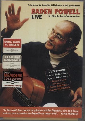 Baden Powell Live France Digital Versatile Disc Dvd Fa4011 Live Baden