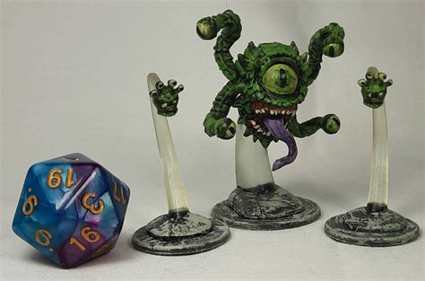 Gazer and Specator Dnd Miniatures Fully Painted for Dungeons and Dragons - Etsy