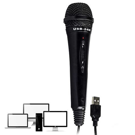 Nady USB 24 USB Dynamic Microphone Sensitive Neodymium Reverb