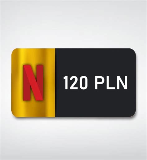 Karta podarunkowa Netflix PLN 120zł