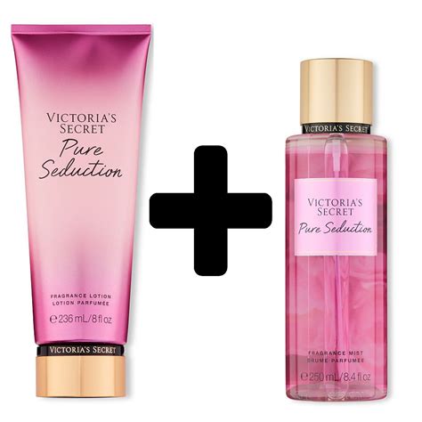 Kit Victoria S Secret Pure Seduction Creme Hidratante Body Splash