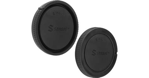 Sensei Body And Rear Lens Cap Kit For Sony E Mount BCRLC S B H