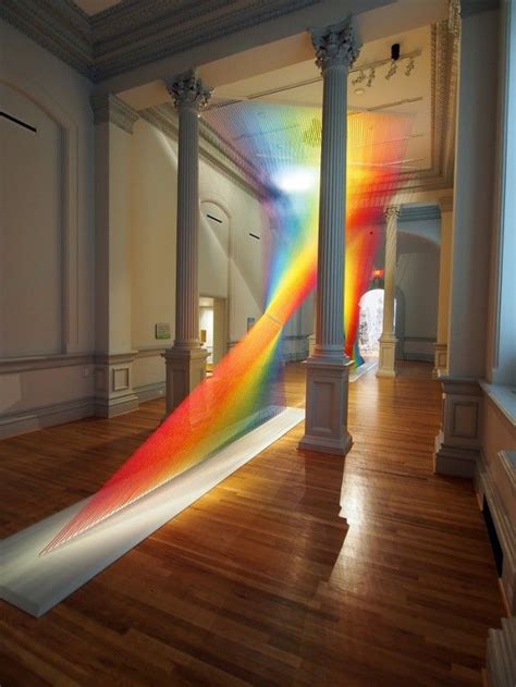 L artiste Gabriel Dawe spécialiste des sculptures architecturales