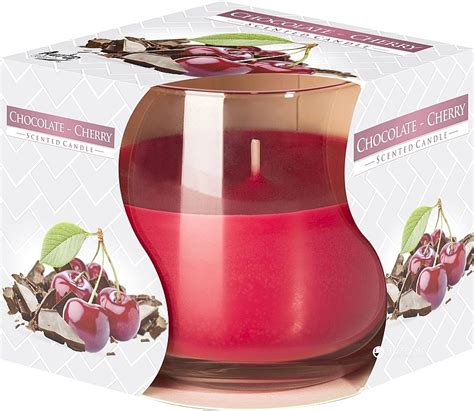 Bispol Scented Candle Scented Candle In Glass Chocolate Cherry