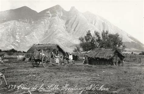 Monterrey Mexico Cerro De La Silla Saddle Hill Peasants Cart Home