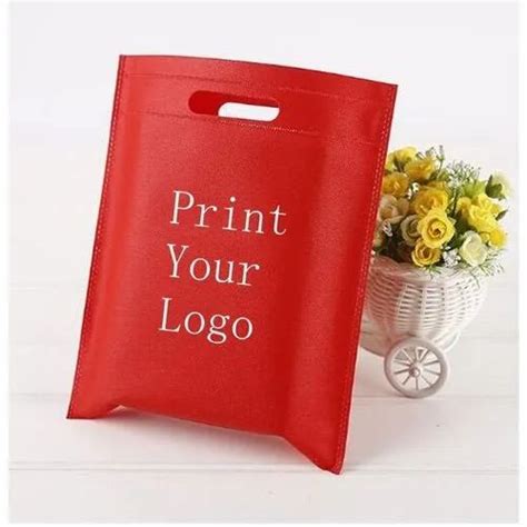 Red Printed D Cut Non Woven Carry Bag Capacity Kg At Rs Kg In