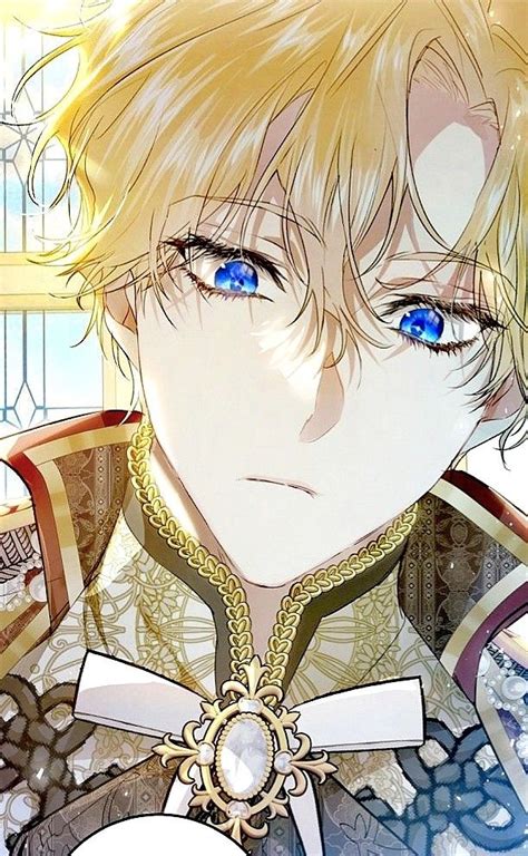 An Anime Character With Blonde Hair And Blue Eyes Wearing A Gold Chain