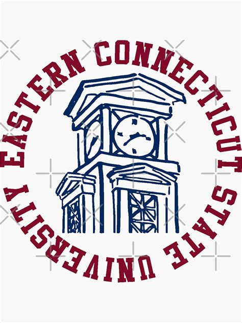 "Eastern Connecticut State University ecsu warriors logo" Sticker for ...