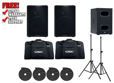 Qsc Cp And Ks Package Dj Speakers Subwoofer Chicago Dj Equipment