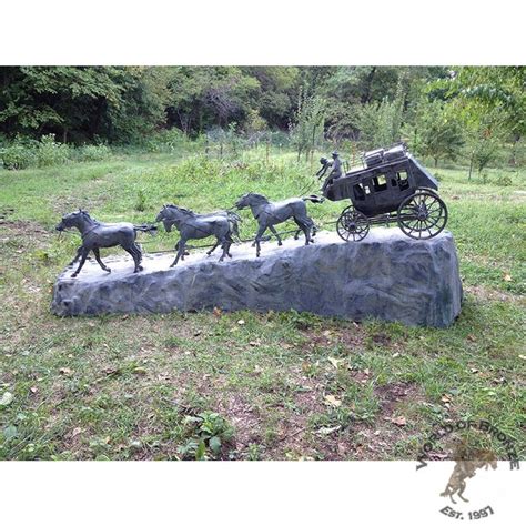 Stagecoach Bronze Statue World Of Bronze