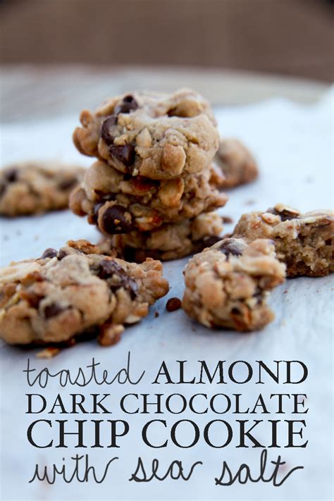 The Ranchers Daughter Toasted Almond Chocolate Chip Cookies With Sea Salt