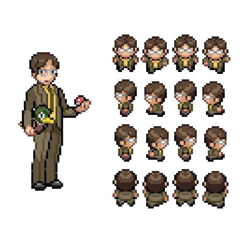 I Will Create Trainer Overworld Sprites And Animation Frames In