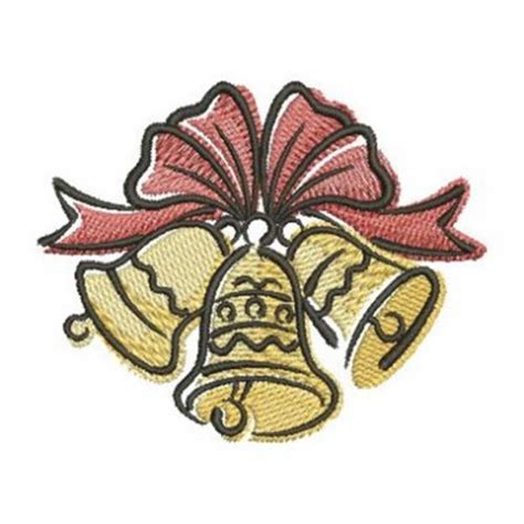 Christmas Bells Machine Embroidery Design Embroidery Library At