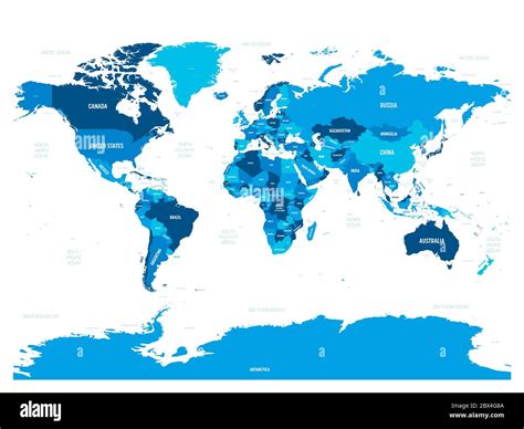 World Map Green Hue Colored On Dark Background High Detailed