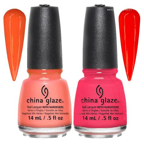 China Glaze Strengthening Nail Polish Duo Set Flip Flop Fantasy And Pool Party Nail Polish